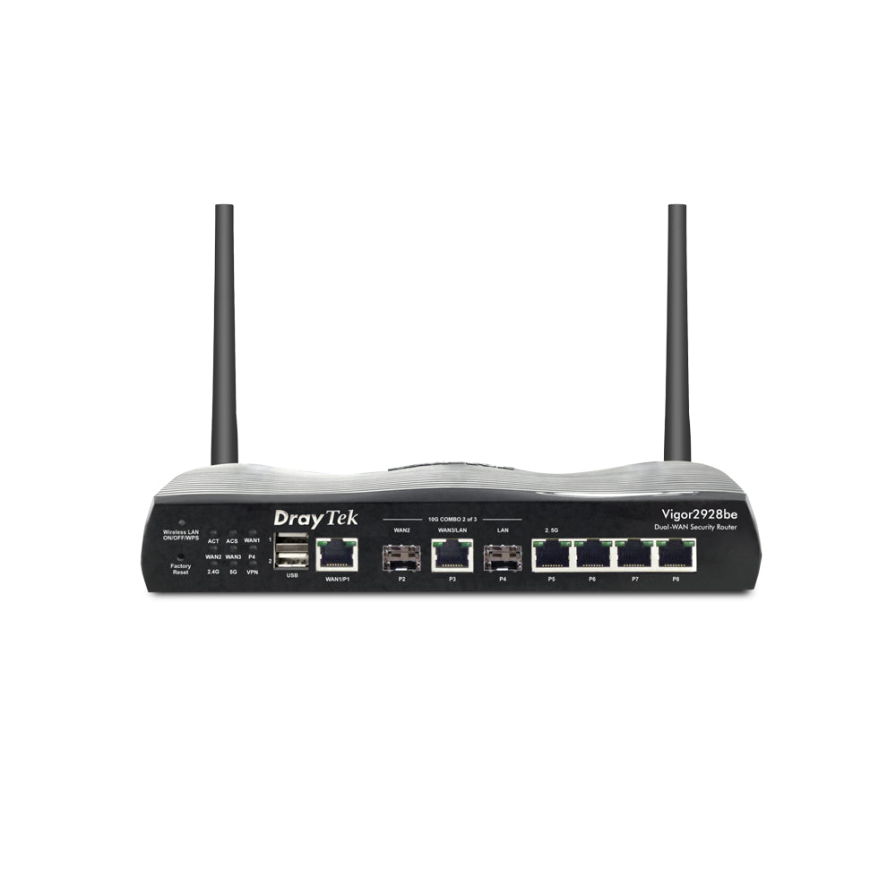 DrayTek Vigor BE7200 Wi-Fi 7 Multi-WAN FTTP Router | V2928BE-K