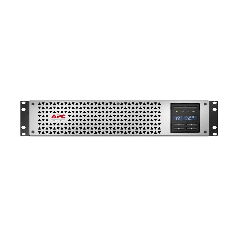 APC Smart - UPS, Line Interactive, 3000VA, Lithium - ion, Rackmount 2U, 230V, 8x IEC C13 + 1x IEC C19, SmartConnect, w/Network Management Card, AVR, LCD | SMTL3000RMI2UCNC - Network Warehouse