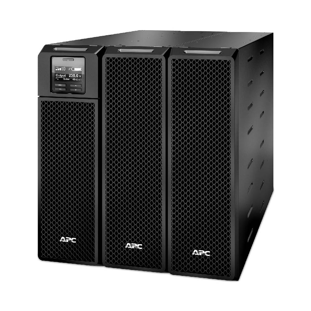 APC Smart - UPS On - Line, 8kVA/8kW, Tower, 230V 3:1 and 1:1, 6x C13+4x C19 IEC outlets, Network Card+SmartSlot, Extended runtime, W/O rail kit | SRT8KXLI - Network Warehouse
