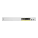 Cisco CBS220 16 - Port Smart Managed Gigabit PoE+ Switch + 2 x SFP | CBS220 - 16P - 2G - UK - Network Warehouse
