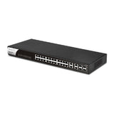 DrayTek VigorSwitch G1282 24 Port Gigabit Switch + 4 x SFP | VSG1282 - K - Network Warehouse