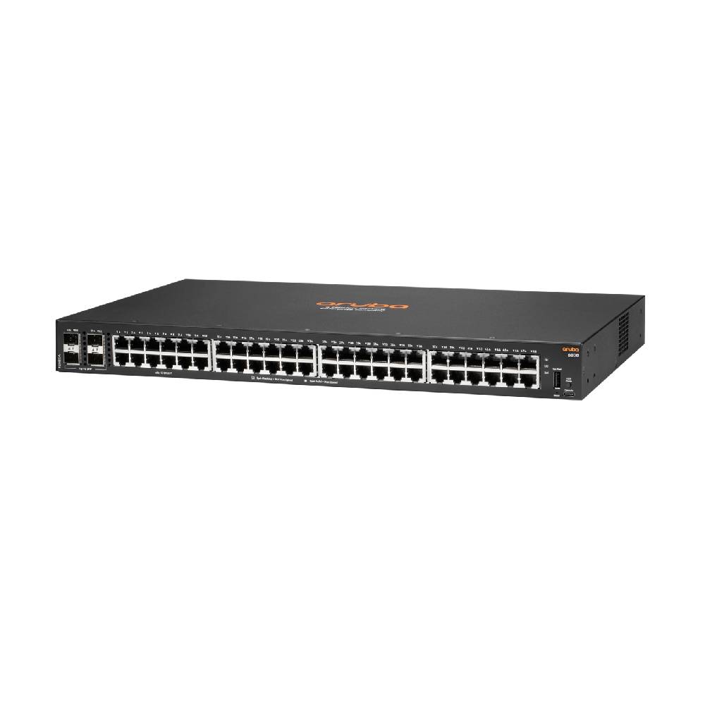 HPE Aruba CX 6000 48G 4SFP PoE 740W Switch | R9Y03A - Network Warehouse