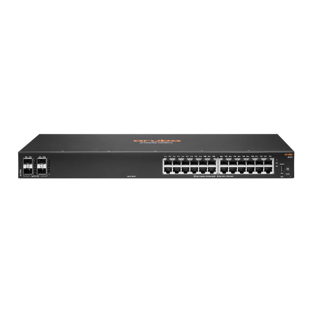 HPE Aruba CX 6100 24G 4SFP+ Switch | JL678A - Network Warehouse