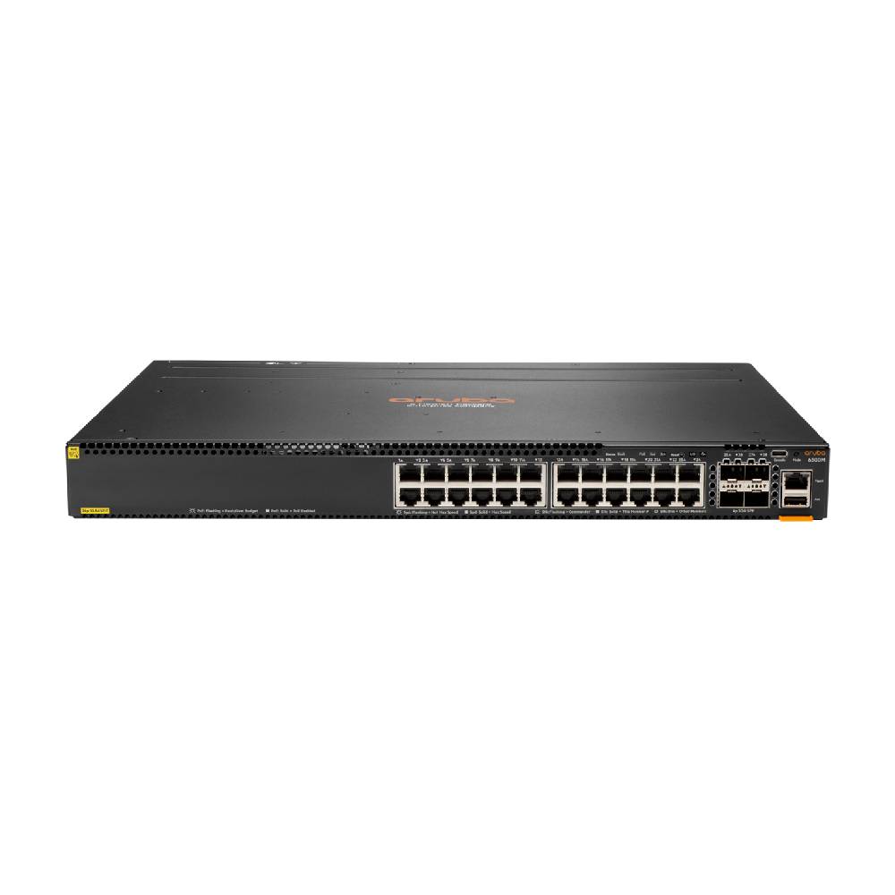 HPE Aruba CX 6300M 24 - port 1GbE Class 4 PoE and 4 - port SFP56 Switch | JL662A - Network Warehouse
