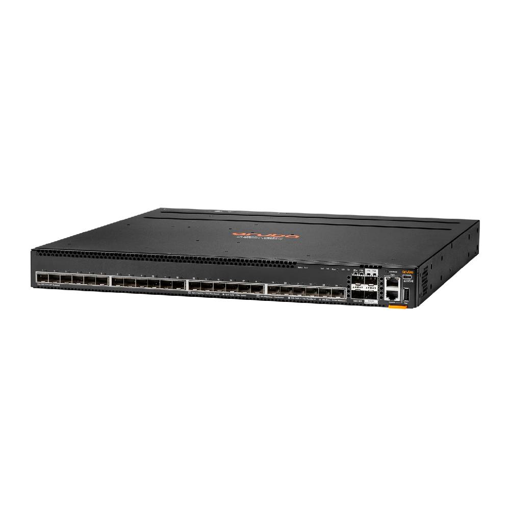 HPE Aruba CX 6300M 24p SFP+ LRM support and 2p 50G and 2p 25G MACsec Switch | R8S92A - Network Warehouse