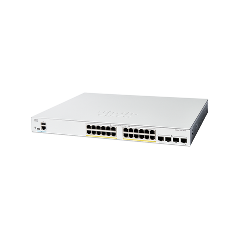 Cisco Catalyst 1200 24-Port PoE+ Gigabit Switch + 4x SFP+ | C1200-24FP-4X