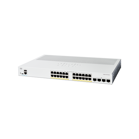 Cisco Catalyst 1200 24-Port PoE+ Gigabit Switch + 4x SFP | C1200-24P-4G