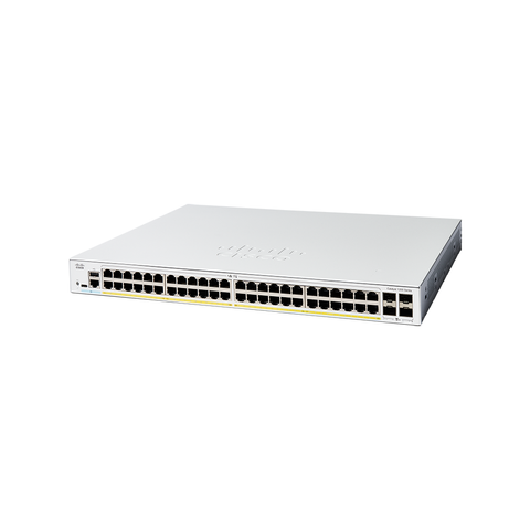 Cisco Catalyst 1200 48-Port PoE+ Gigabit Switch + 4x SFP+ | C1200-48P-4X