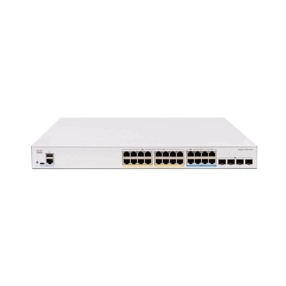 Cisco Catalyst 1300X 24x PoE++ mGig Switch | C1300X-24MU-4X – Network ...