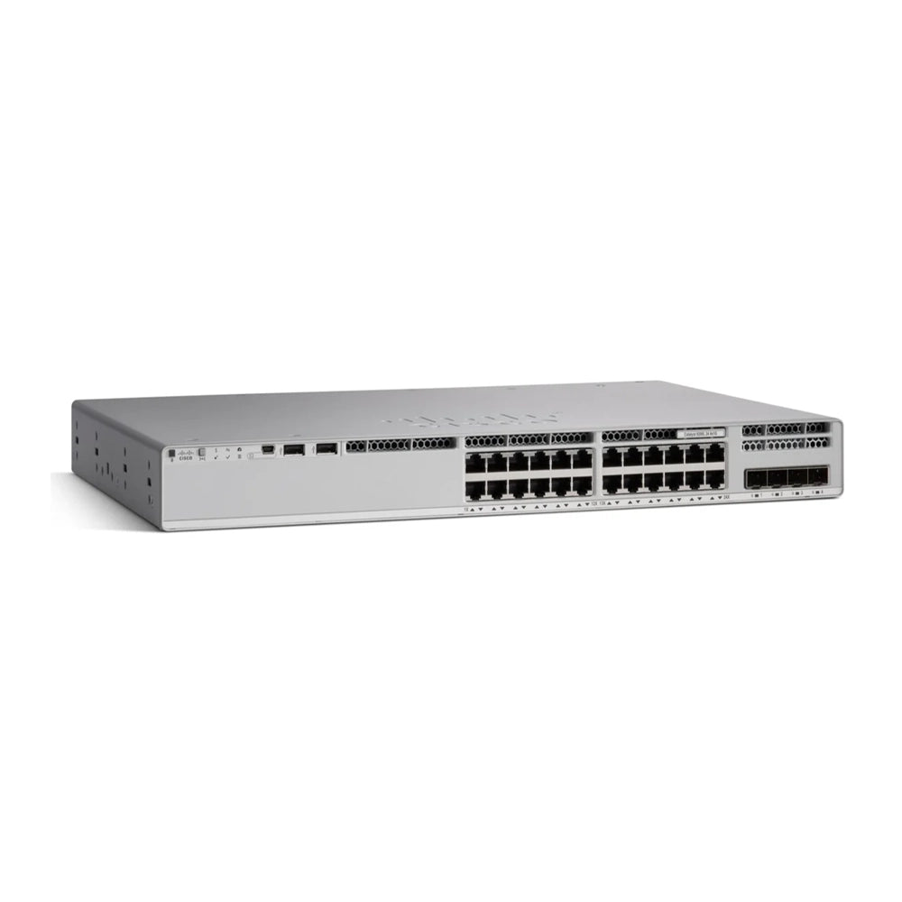 Meraki Catalyst 9200L-M 24-Port Gigabit SFP+ Switch | C9200L-24T-4X-M