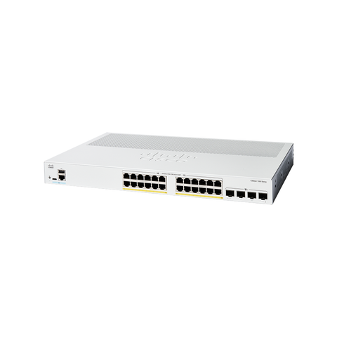 Cisco Catalyst 1300 24-Port PoE+ Gigabit Switch + 4x SFP+ | C1300-24P-4X
