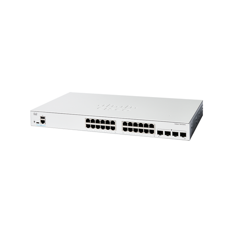 Cisco Catalyst 1300 24-Port Gigabit Switch + 4 x SFP | C1300-24T-4G