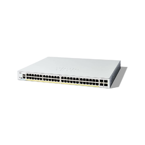 Cisco Catalyst 1300 48-Port PoE+ Gigabit Switch + 4 x 10Gb SFP+ | C1300-48FP-4X