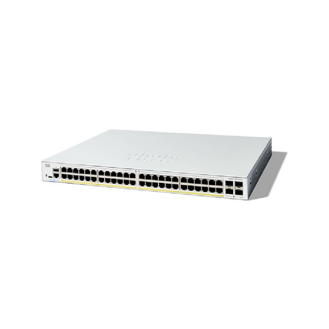 Cisco Catalyst 1300 48-Port PoE+ Gigabit Switch + 4x SFP+ | C1300-48P-4X