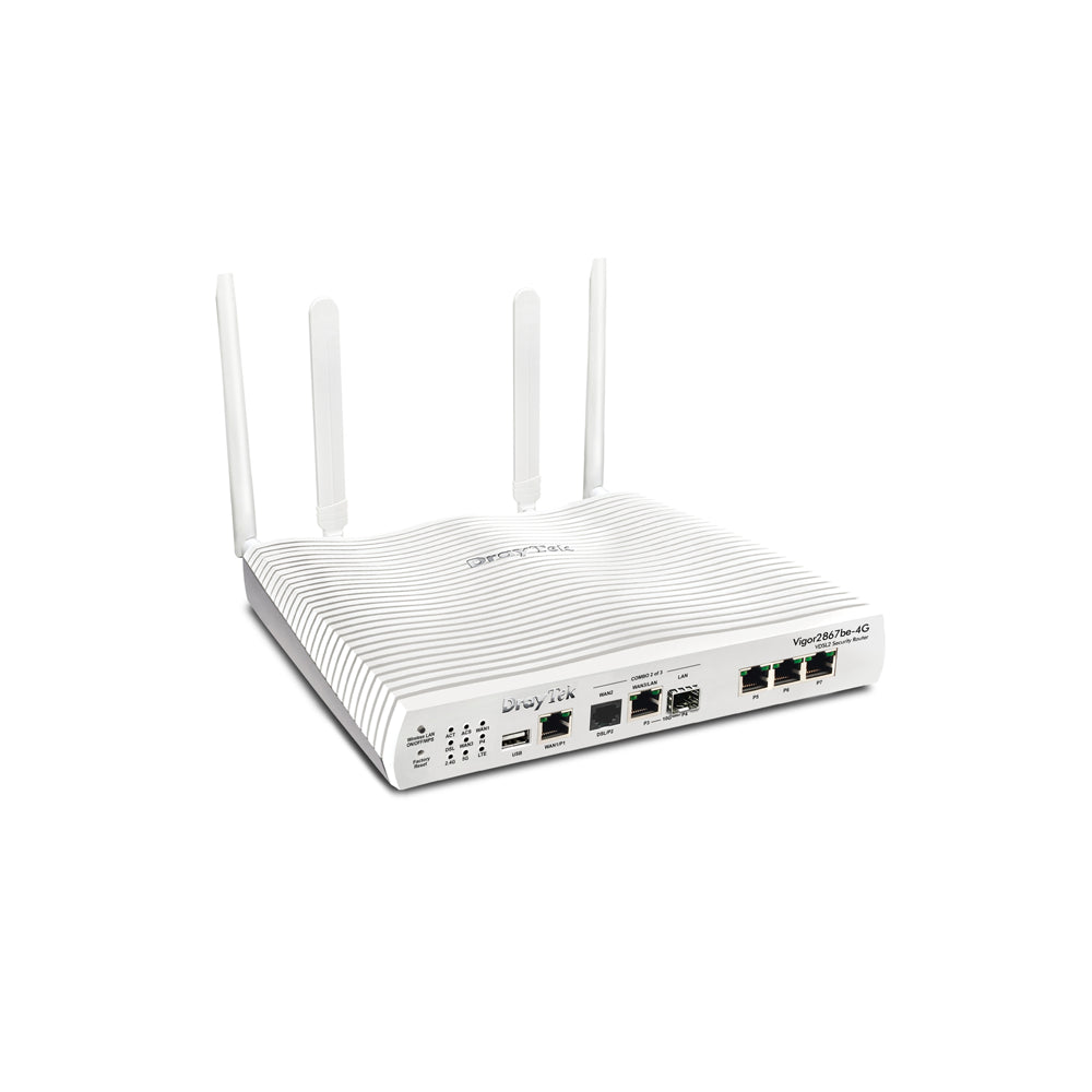 DrayTek Vigor 2867BE-4G Wi-Fi 7 Multi-WAN 4G LTE Router | V2867BE-4G-K