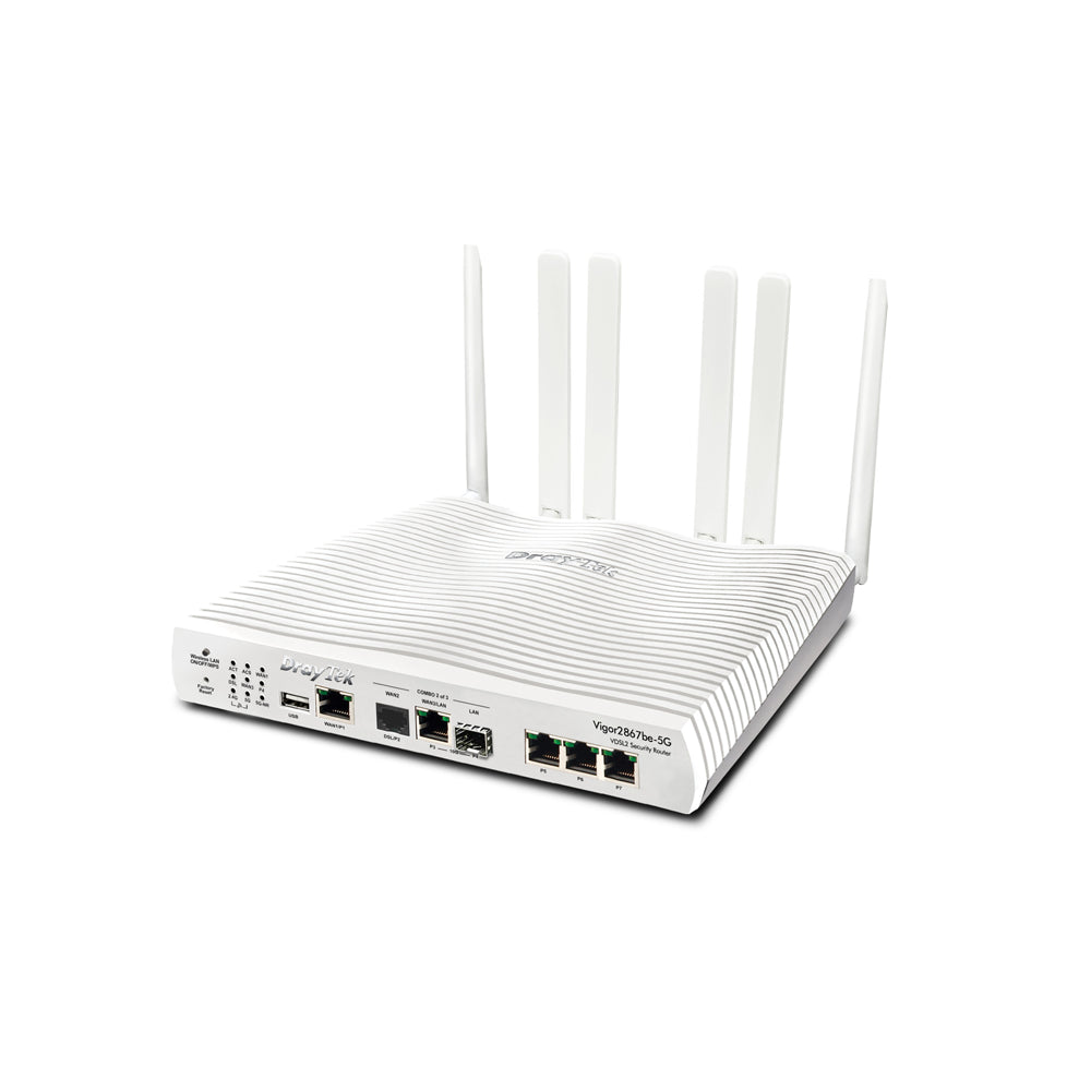 DrayTek Vigor 2867BE-5G Wi-Fi 7 Multi-WAN 5G Router | V2867BE-5G-K