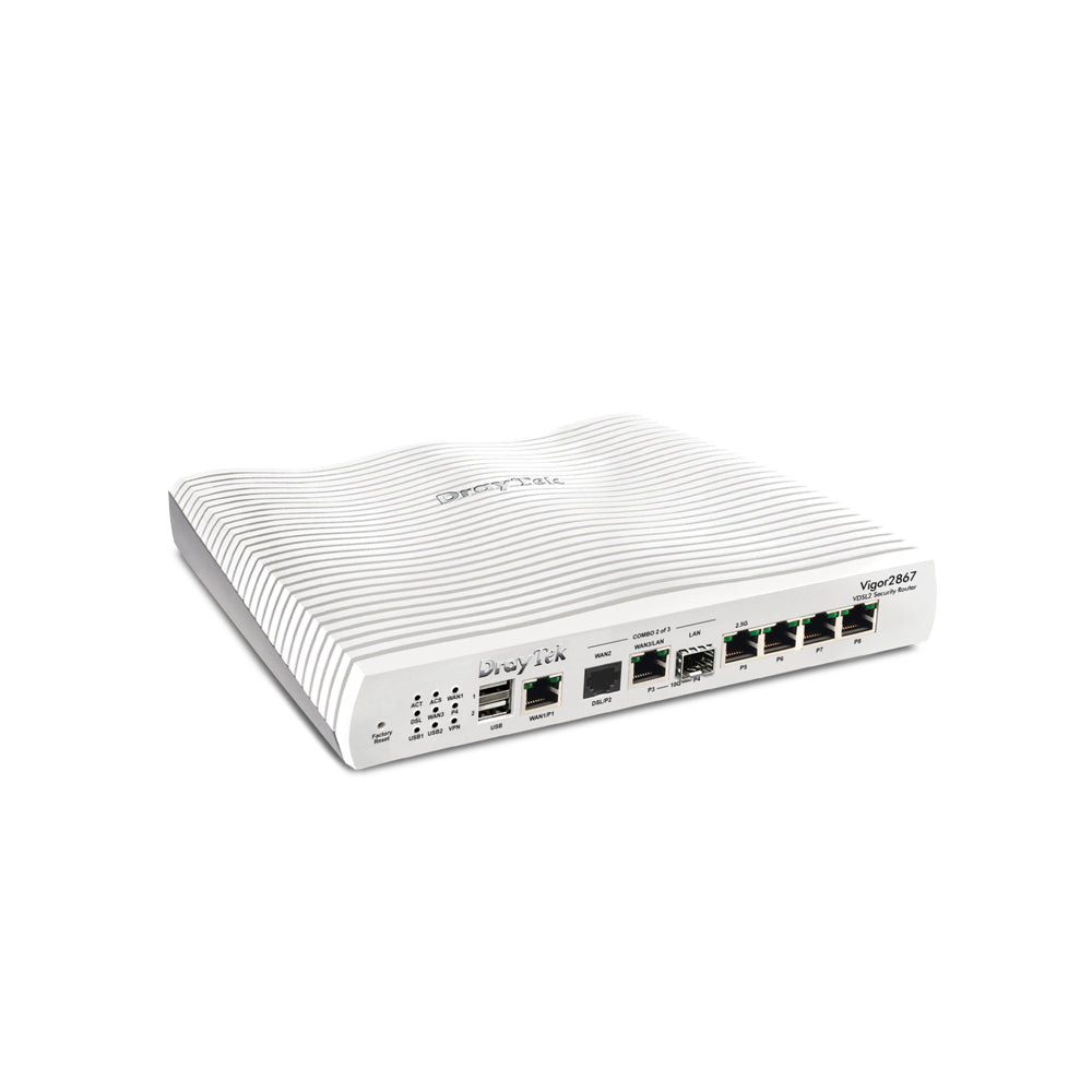 DrayTek Vigor BE7200 Wi-Fi 7 Multi-WAN VDSL & FTTP Router | V2867BE-K