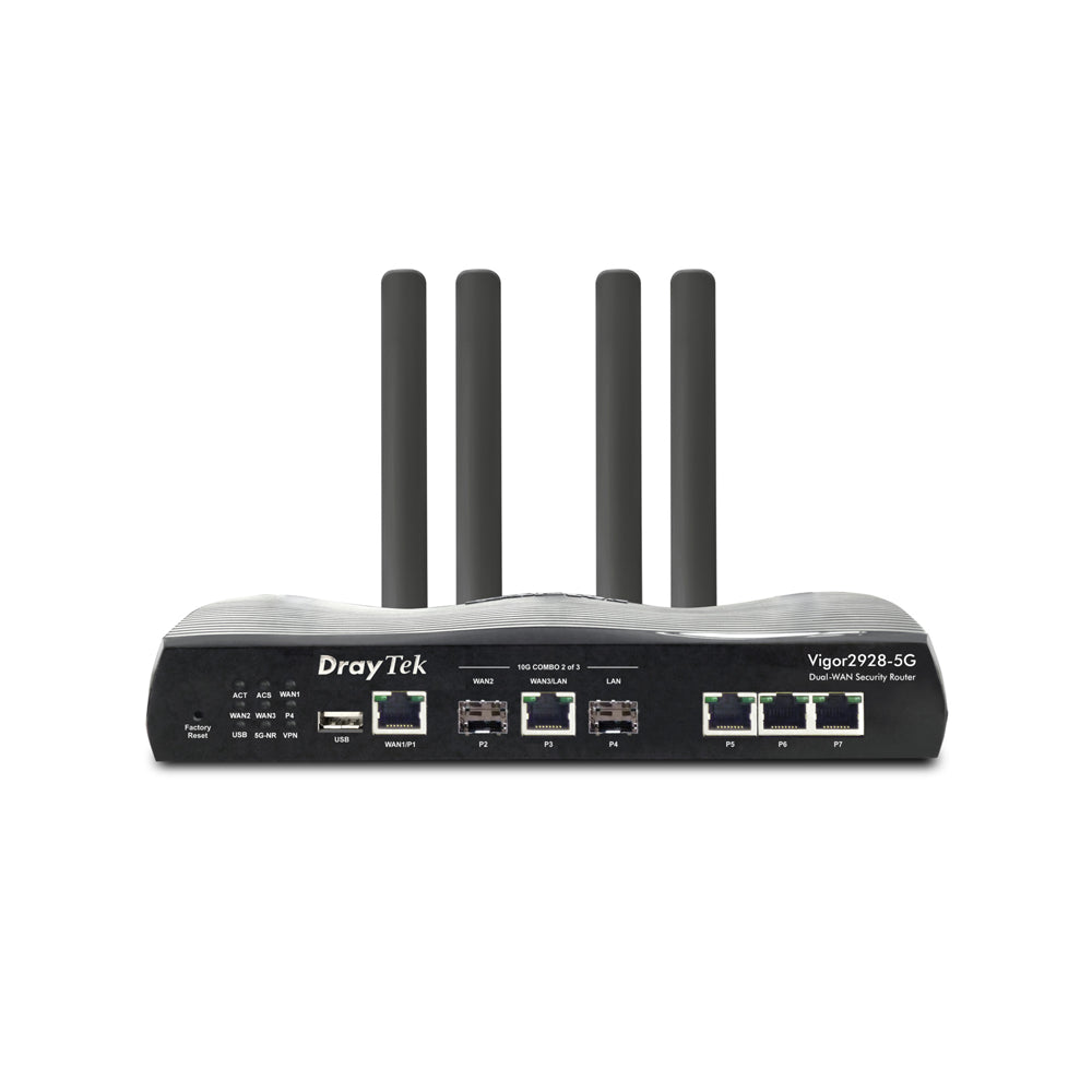 DrayTek Vigor 2928-5G 10GbE Multi-WAN 5G Router | V2928-5G-K