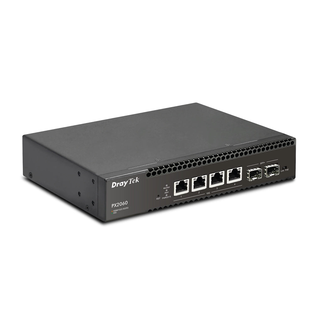 DrayTek VigorSwitch PX2060 4 Port 10G PoE++ | VSPX2060-K