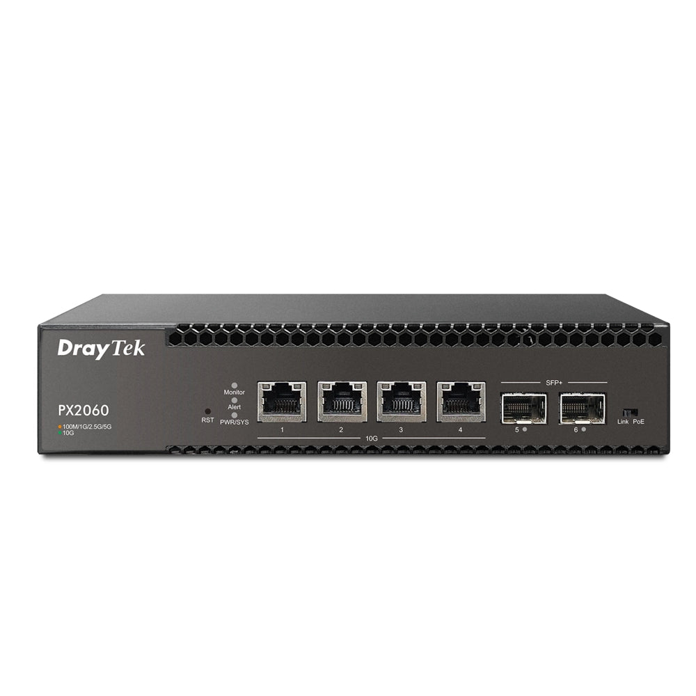 DrayTek VigorSwitch PX2060 4 Port 10G PoE++ | VSPX2060-K