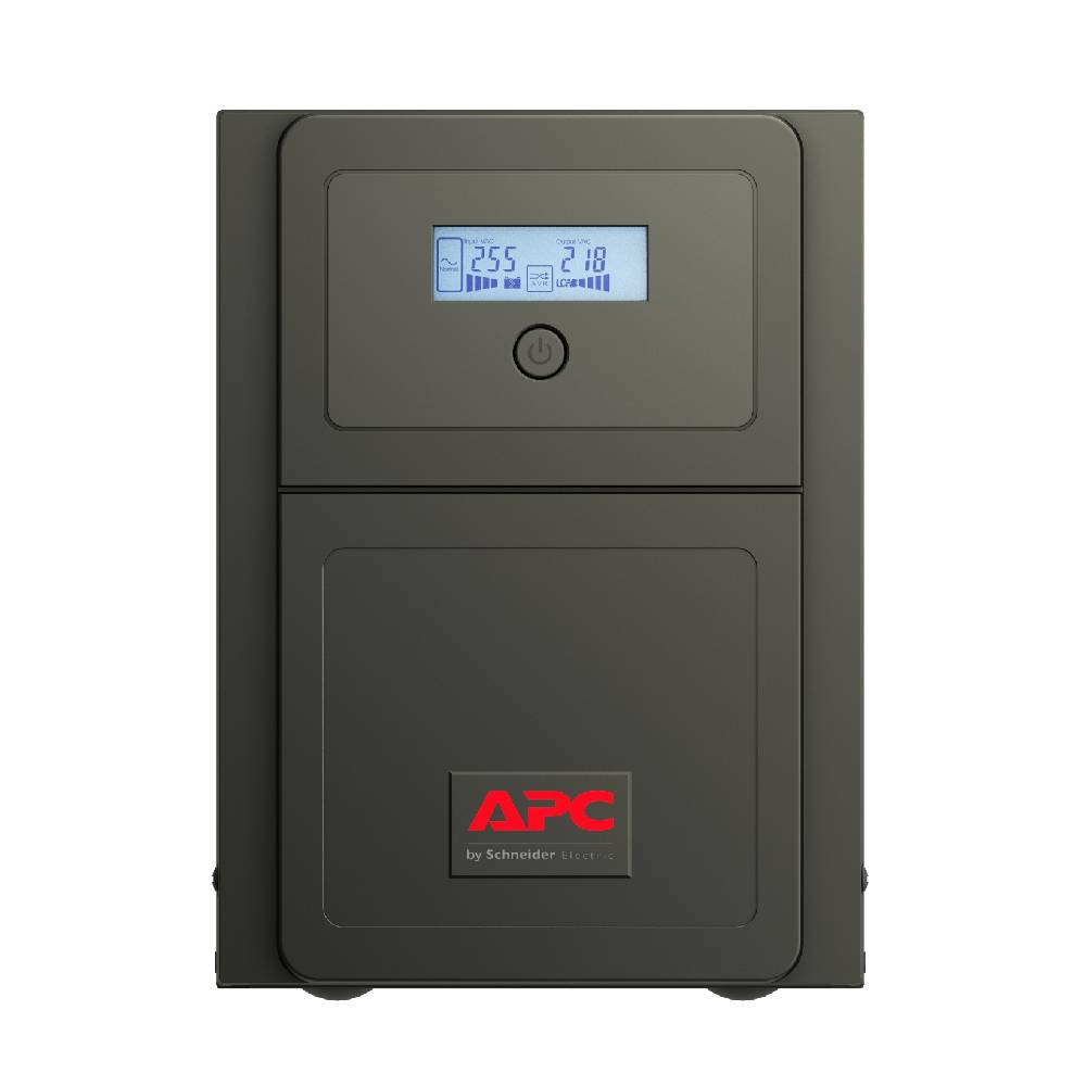 APC Easy UPS 1 Ph Line Interactive, 1000VA, Tower, 230V, 6 IEC C13 outlets, AVR, Dry Contact, LCD, Without Network Card support | SMV1000CAI - Network Warehouse