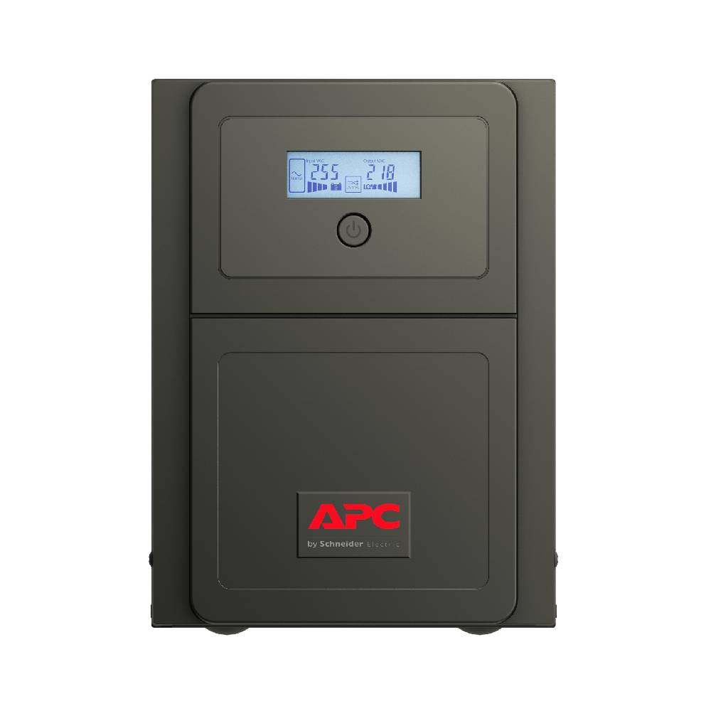 APC Easy UPS 1 Ph Line Interactive, 1500VA, Tower, 230V, 6 IEC C13 outlets, AVR, Dry Contact, LCD, Without Network Card support | SMV1500CAI - Network Warehouse