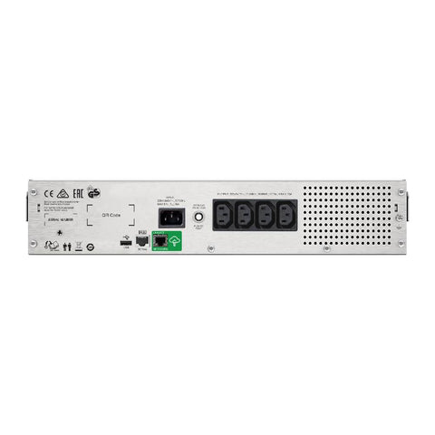 APC Smart - UPS C, Line Interactive, 1000VA, Rackmount 2U, 230V, 4x IEC C13 outlets, SmartConnect port, USB and Serial communication, AVR, Graphic LCD | SMC1000I - 2UC - Network Warehouse