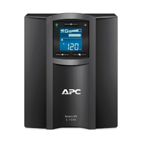 APC Smart - UPS C, Line Interactive, 1500VA, Tower, 230V, 8x IEC C13 outlets, SmartConnect port, USB and Serial communication, AVR, Graphic LCD | SMC1500IC - Network Warehouse