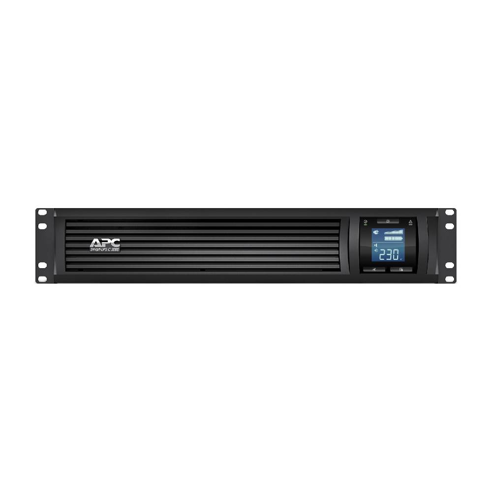 APC Smart - UPS C, Line Interactive, 2000VA, Rackmount 2U, 230V, 6x IEC C13 outlets, USB and Serial communication, AVR, Graphic LCD | SMC2000I - 2U - Network Warehouse