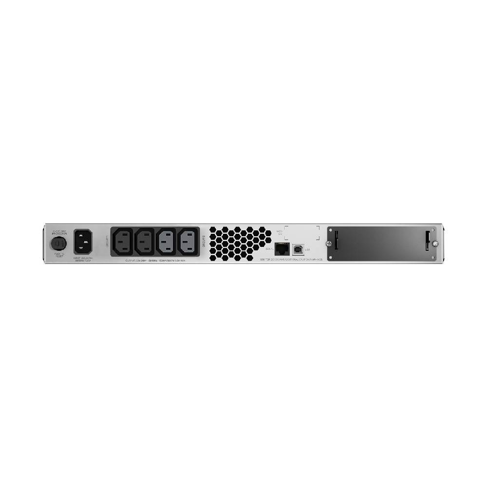 APC Smart - UPS, Line Interactive, 1500VA, Rackmount 1U, 230V, 4x IEC C13 outlets, SmartSlot, AVR, LCD | SMT1500RMI1U - Network Warehouse