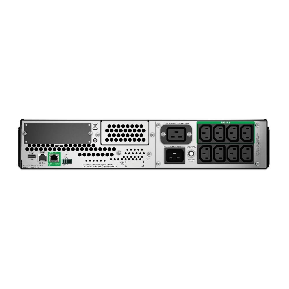 APC Smart - UPS, Line Interactive, 2200VA, Rackmount 2U, 230V, 8x IEC C13+2x IEC C19 outlets, SmartConnect Port+SmartSlot, AVR, LCD | SMT2200RMI2UC - Network Warehouse