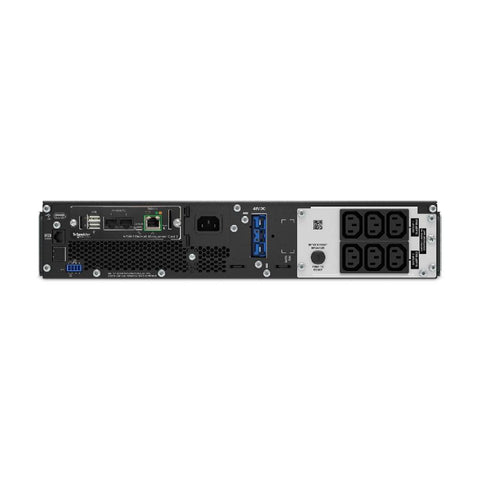 APC Smart - UPS On - Line, 1000VA, Rackmount 2U, 230V, 6x C13 IEC outlets, SmartSlot, Extended runtime, W/ rail kit | SRT1000RMXLI - Network Warehouse