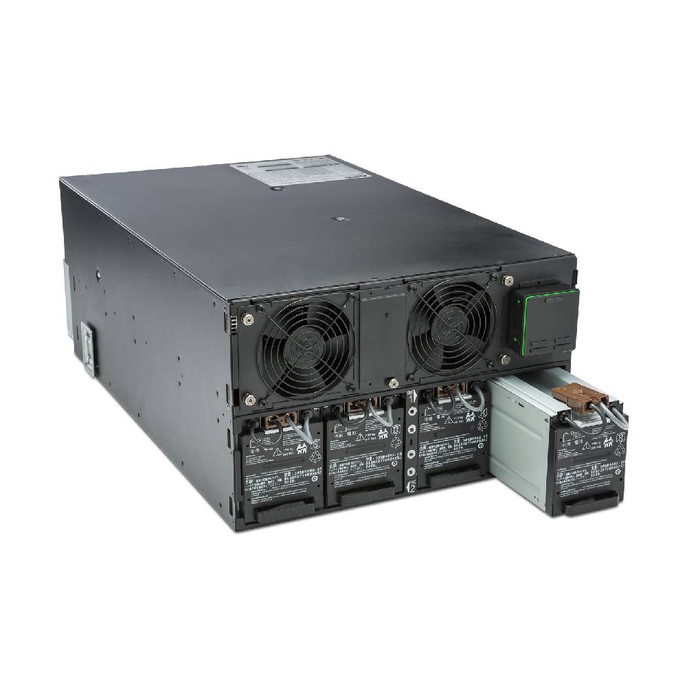 APC Smart - UPS On - Line, 10kVA/10kW, Rackmount 6U, 230V/400V, 6x C13+4x C19 IEC outlets, Network Card+SmartSlot, Extended runtime, W/ rail kit | SRT10KRMXLI - Network Warehouse