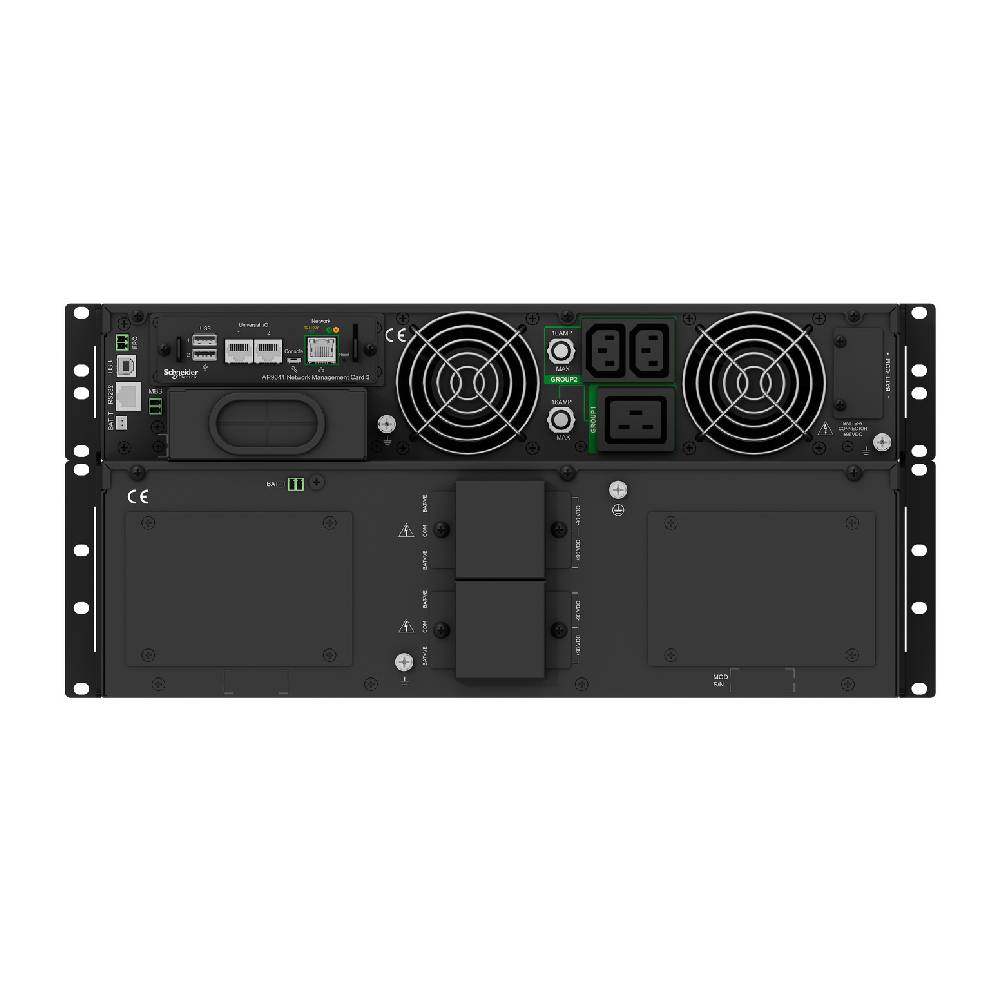 APC Smart - UPS On - Line, 10kVA/10kW, Rack/Tower, 230V, 2x IEC C13+1x IEC C19+Hard wire 3 - wire (H+N+E) outlets, Network Card, W/O rail kit | SRTG10KXLI - Network Warehouse