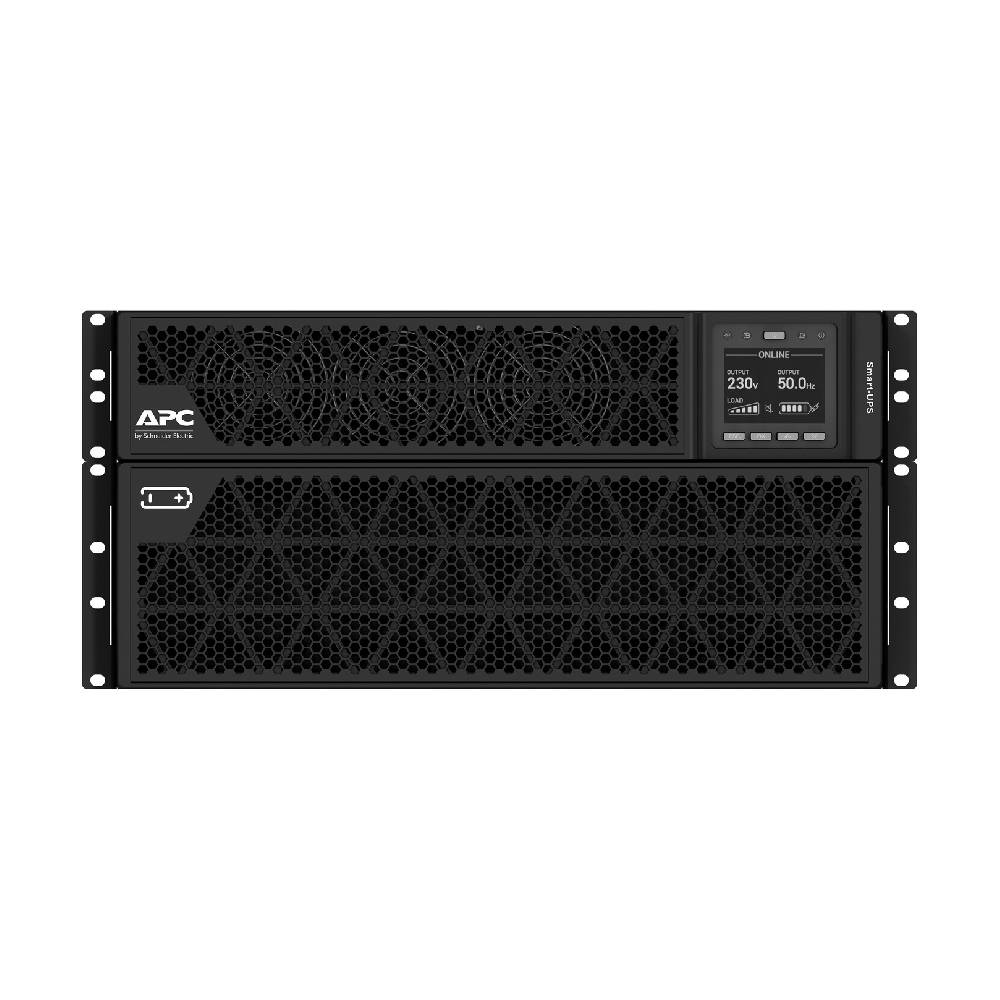 APC Smart - UPS On - Line, 10kVA/10kW, Rack/Tower, 230V, 2x IEC C13+1x IEC C19+Hard wire 3 - wire (H+N+E) outlets, Network Card, W/O rail kit | SRTG10KXLI - Network Warehouse