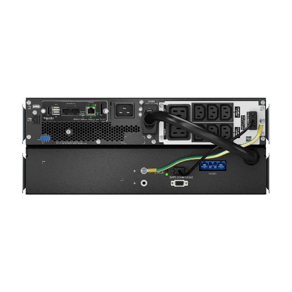 APC Smart - UPS On - Line, 2200VA, Lithium - ion, Rackmount 4U, 230V, 6x C13+2x C19 IEC outlets, Network Card, Extended long runtime, Rail kit included | SRTL2200RM4UXLI - NC - Network Warehouse