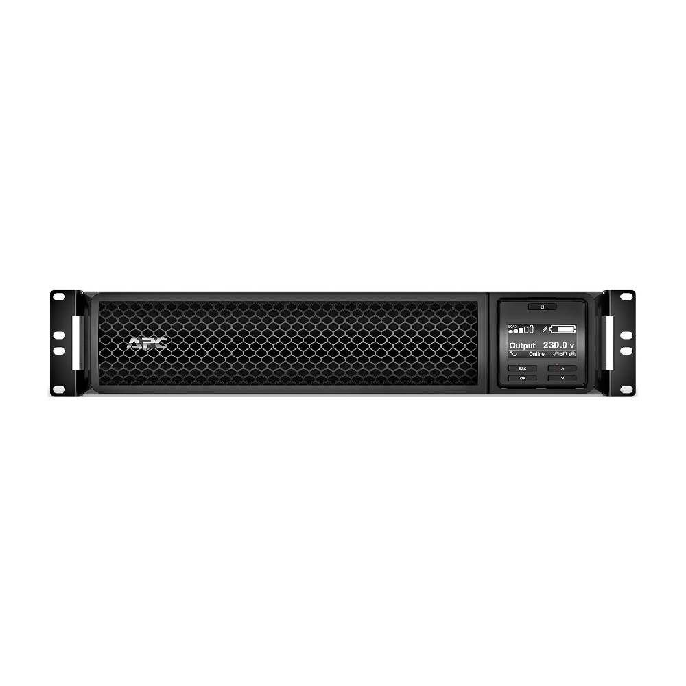 APC Smart - UPS On - Line, 3kVA, Rackmount 2U, 208V/230V, 6x C13+2x C19 IEC outlets, SmartSlot, Extended runtime, W/ rail kit | SRT3000RMXLW - IEC - Network Warehouse