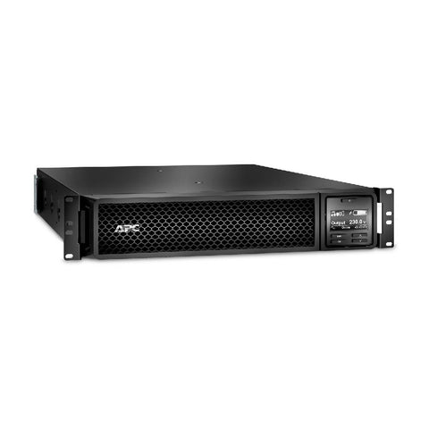 APC Smart - UPS On - Line, 3kVA, Rackmount 2U, 230V, 8x C13+2x C19 IEC outlets, SmartSlot, Extended runtime, W/ rail kit | SRT3000RMXLI - Network Warehouse