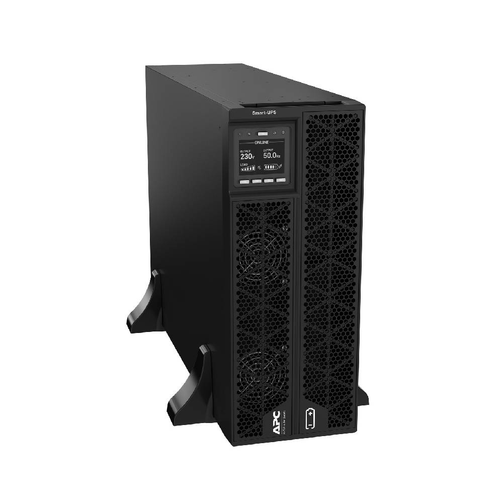 APC Smart - UPS On - Line, 6kVA/6kW, Rack/Tower, 230V, 2x IEC C13 +1x IEC C19+Hard wire 3 - wire (H+N+E) outlets, Network Card, w/o rail kit | SRTG6KXLI - Network Warehouse