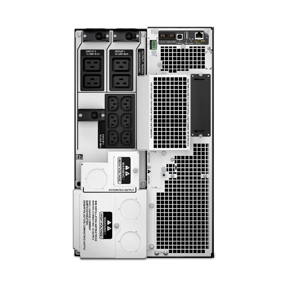 APC Smart - UPS On - Line, 8kVA/8kW, Tower, 230V 3:1 and 1:1, 6x C13+4x C19 IEC outlets, Network Card+SmartSlot, Extended runtime, W/O rail kit | SRT8KXLI - Network Warehouse