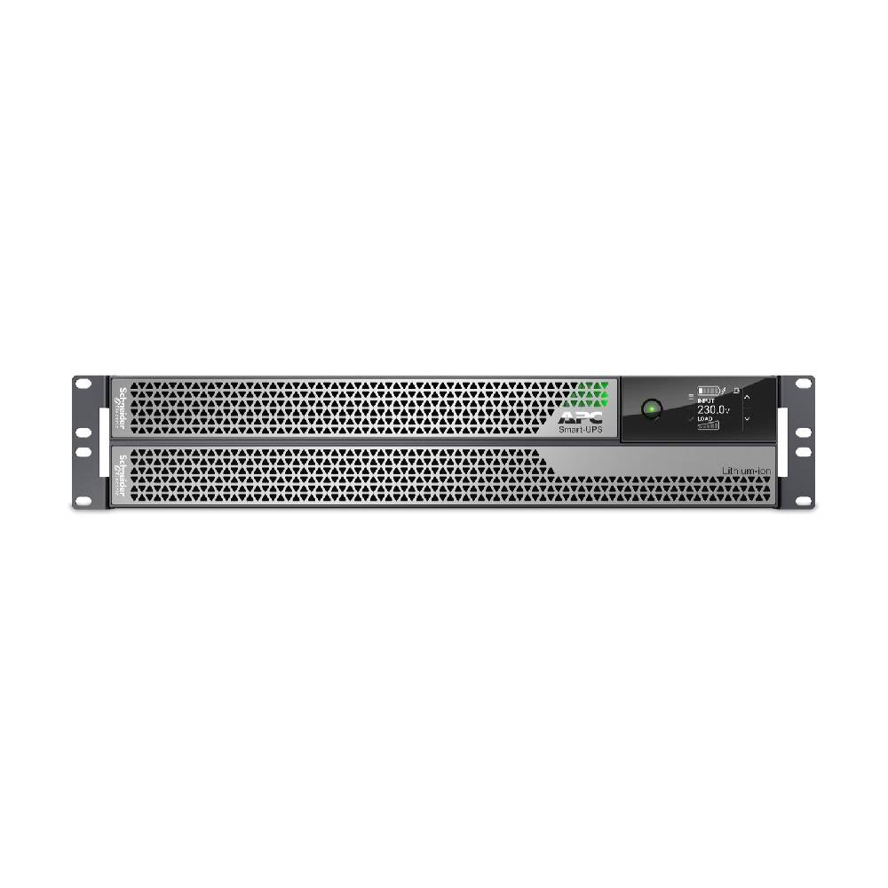 APC Smart - UPS Ultra On - Line, 5000VA, Lithium - ion, Rack/Tower 2U, 230V, Hardwired 3 - Wire Output, Network Card, Extended runtime, W/rail kit | SRTL5KRM2UI - HW - Network Warehouse