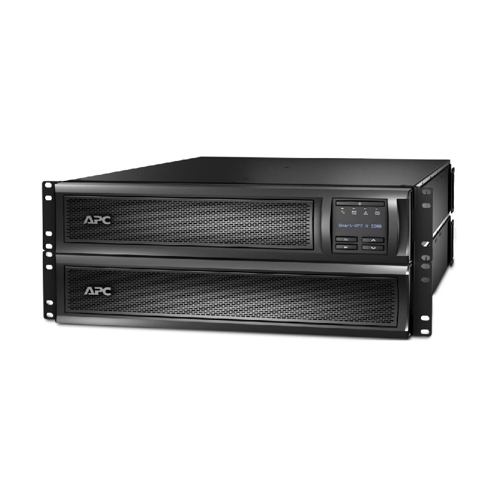 APC Smart - UPS X, Line Interactive, 2200VA, Rack/tower convertible 2U, 208V - 230V, 8x C13+1x C19 IEC, Network card, Extended runtime | SMX2200R2HVNC - Network Warehouse