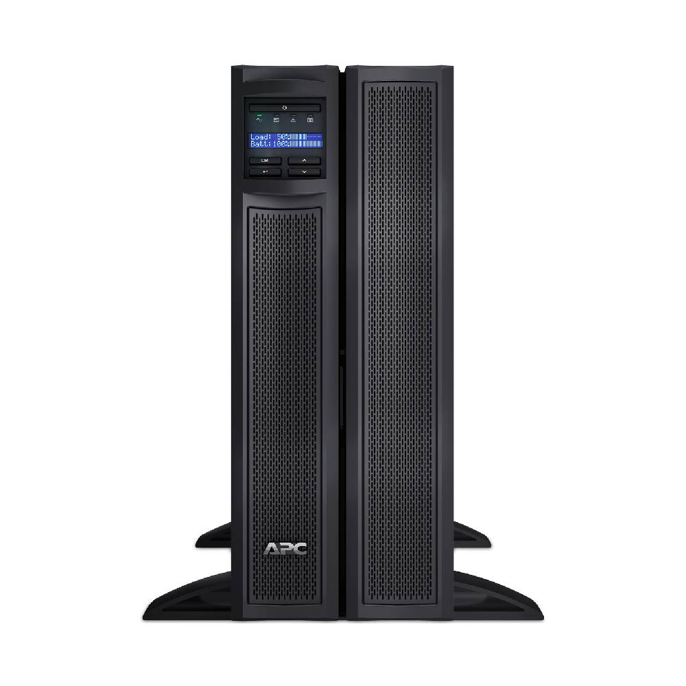 APC Smart - UPS X, Line Interactive, 2200VA, Rack/tower convertible 4U, 208V - 230V, 8x C13+2x C19 IEC, Network card, Extended runtime, Short depth | SMX2200HVNC - Network Warehouse