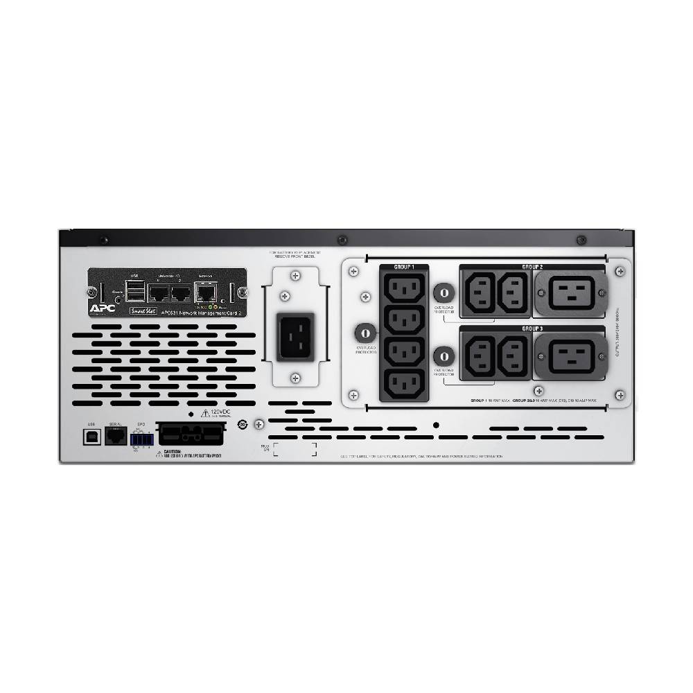 APC Smart - UPS X, Line Interactive, 2200VA, Rack/tower convertible 4U, 208V - 230V, 8x C13+2x C19 IEC, Network card, Extended runtime, Short depth | SMX2200HVNC - Network Warehouse