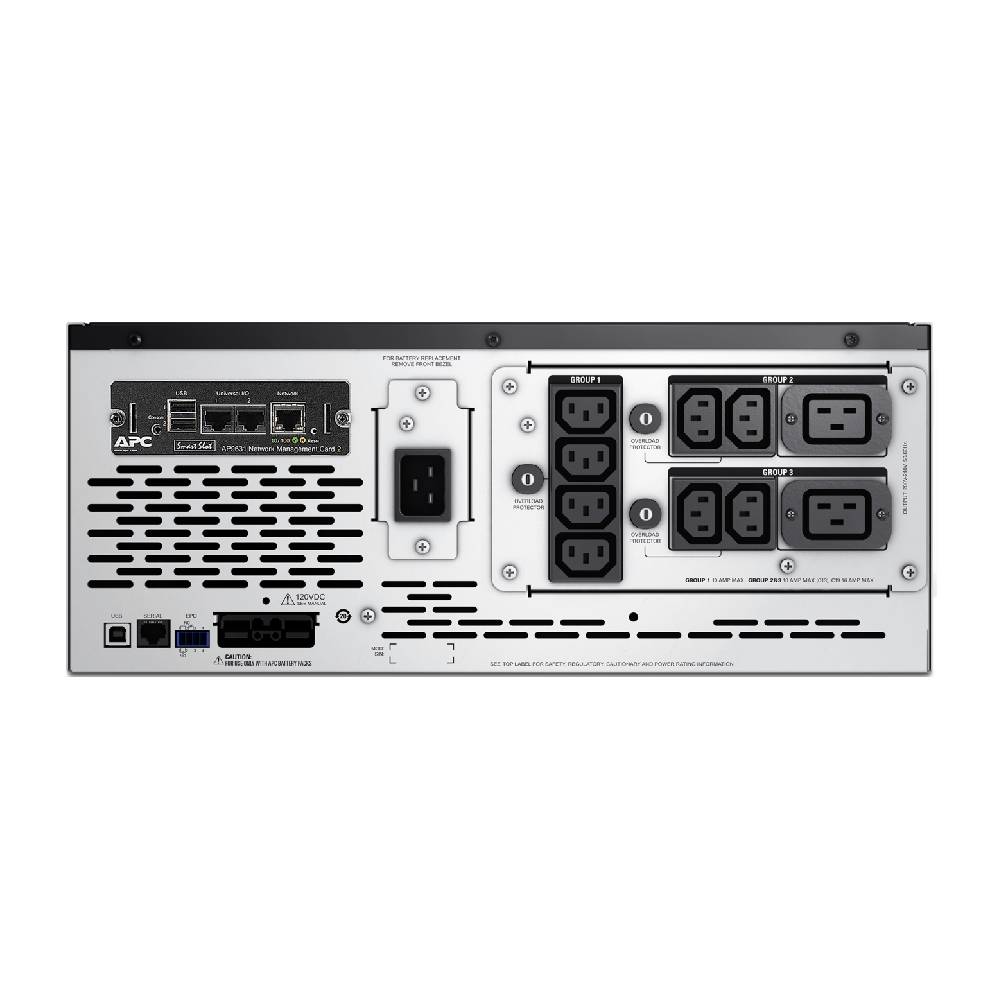 APC Smart - UPS X, Line Interactive, 3000VA, Rack/tower convertible 4U, 208V - 230V, 8x C13+2x C19 IEC, Network card, Extended runtime | SMX3000HVNC - Network Warehouse