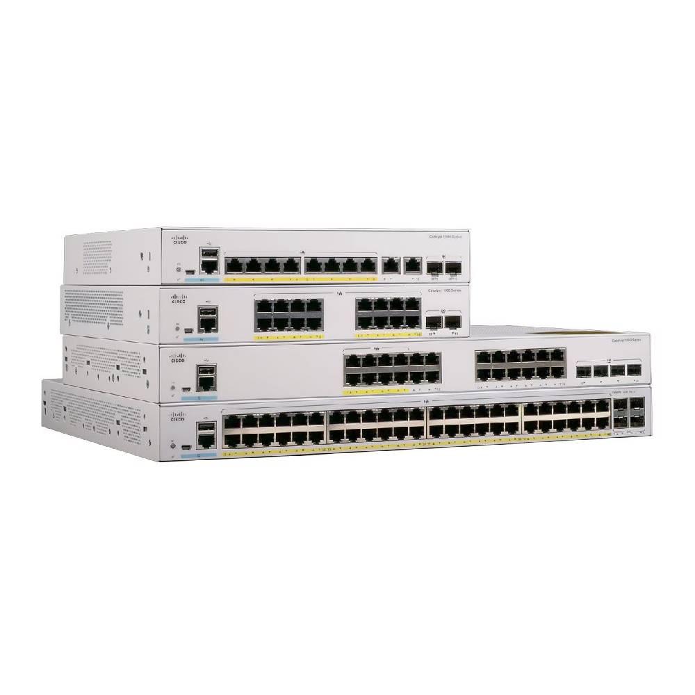 Cisco Catalyst 1000 48 - Port Gigabit PoE+ Switch + 2x Combo/ 2x SFP | C1000FE - 48P - 4G - L - Network Warehouse