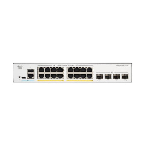 Cisco Catalyst 1300 16-Port Gigabit PoE+ Switch | C1300-16P-4X ...