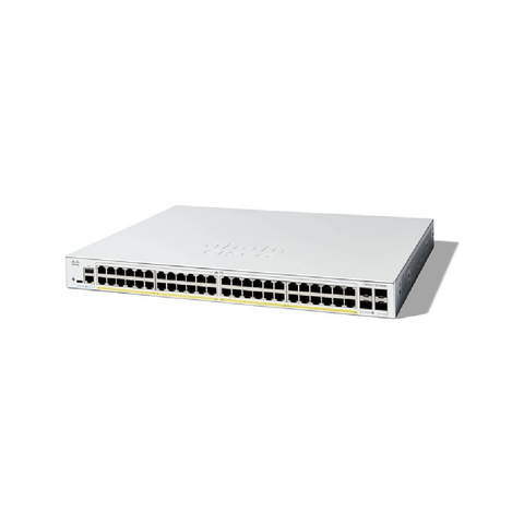 Cisco Catalyst 1300 48 - Port Gigabit PoE+ Switch + 4 x SFP | C1300 - 48P - 4G - Network Warehouse