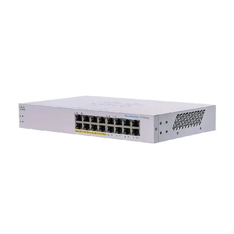 Cisco CBS110 16 - Port Unmanaged Gigabit Rackmount PoE Switch | CBS110 - 16PP - UK - Network Warehouse