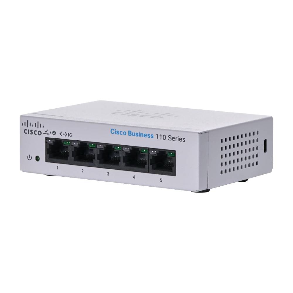 Cisco CBS110 5 - Port Unmanaged Gigabit Desktop Switch | CBS110 - 5T - D - UK - Network Warehouse